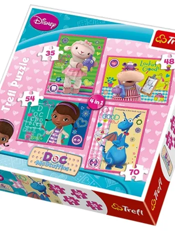 Produit 4 Puzzles - Doc McStuffins Image