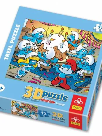 Produit Effet 3D : Un beau schtroumpfversaire Image