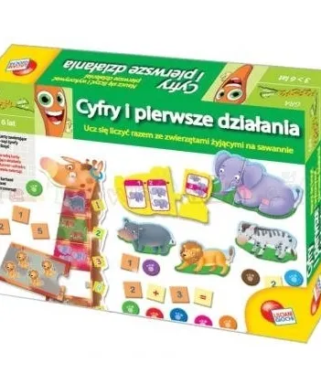 Produit Puzzle éducatif - Apprendre à compter avec les animaux (Instructions en Polonais) Image