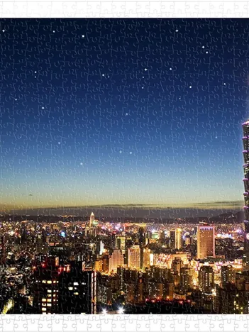 Produit Puzzle en Plastique - Taipei Skyline Image