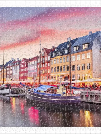 Produit Puzzle en Plastique - Nyhavn Canal in Copenhagen, Denmark Image