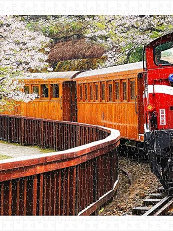 Produit Puzzle en Plastique - Forest Train in Alishan National Park Image