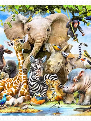 Produit Puzzle en Plastique - Howard Robinson - Africa Smile Image