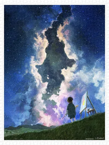 Produit Puzzle en Plastique - Starry Sky Image