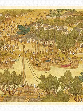 Produit Puzzle en Plastique - Bears Along The River During The Qingming Festival Image