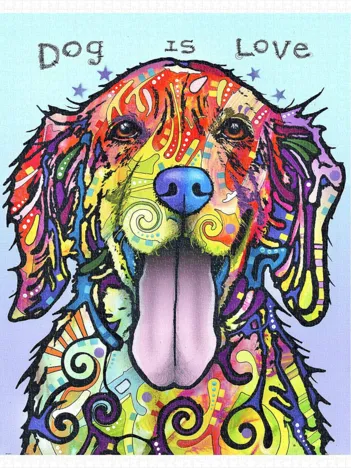 Produit Puzzle en Plastique - Dean Russo - Dog Is Love Image