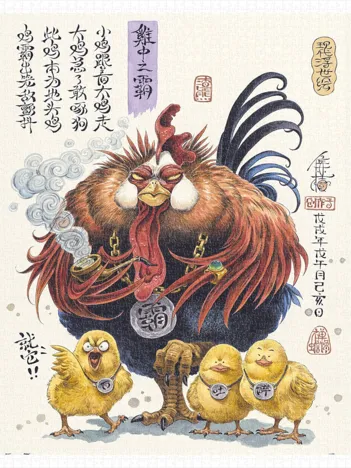 Produit Da Zha Xiong - The King of Roosters Image