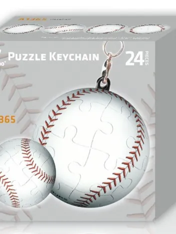 Produit Porte-clé Puzzle 3D - Balle de Base-Ball Image