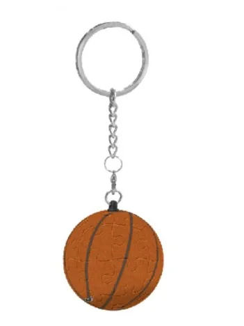 Produit Porte-clé Puzzle 3D - Balle de Basket Image