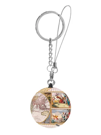 Produit Porte-clé Puzzle 3D - Mappemonde Antique Image