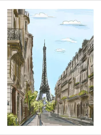 Produit Puzzle en Plastique - Street in Paris, France Image