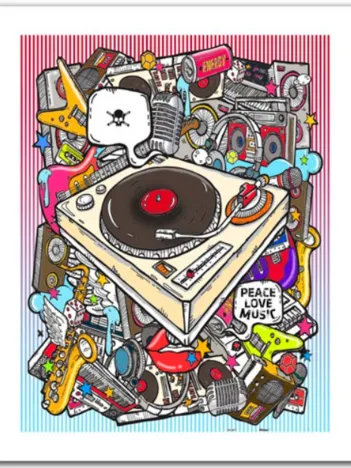 Produit Puzzle en Plastique - Rock Style Image