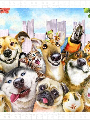 Produit Puzzle en Plastique - Howard Robinson - Pet Selfie Image