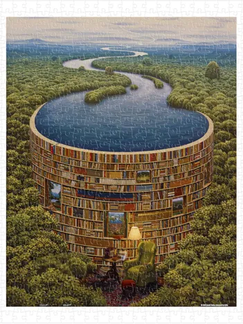 Produit Puzzle en Plastique - Jacek Yerka - Bibliodame Image