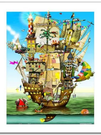 Produit Puzzle en Plastique - Colin Thompson - Norah's Castle Image