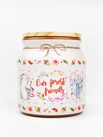 Produit Puzzle 3D - Bocal - Rabbit and Squirrel Image