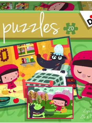 Produit 2 Puzzles Contes et Légendes - Le Petit Chaperon Rouge Image