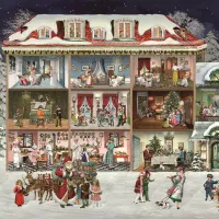Puzzle Calendrier de l'Avent - Notre Merveilleuse Maison de Noël