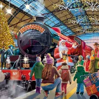 Santa at the Station