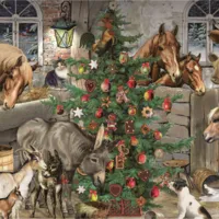Mini-Puzzle - Festive Xmas - L'Étable