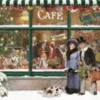 Mini-Puzzle - Festive Xmas - Le Café