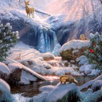 Chutes Mystiques en Hiver