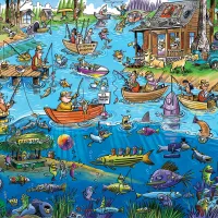 DoodleTown: Pêche à la Ligne
