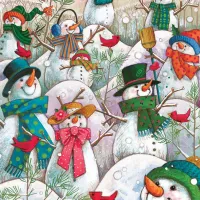Pièces XXL - Hill of a Lot of Snowmen