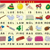 Puzzle Cadre - Apprendre à Lire (en Norvégien)