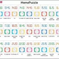 Puzzle Cadre - MemoPuzzle (en Norvégien)