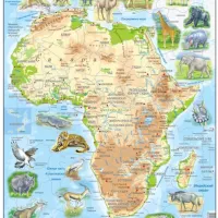 Puzzle Cadre - Afrique (en Russe)