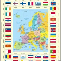 Puzzle Cadre - Europa (en Hollandais)