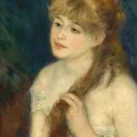 Auguste Renoir : Jeune Femme Tressant ses Cheveux, 1876