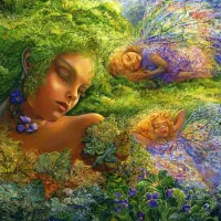 Josephine Wall - Moss Maiden