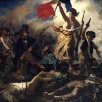 Delacroix Eugène : La Liberté Guidant le Peuple, 1830