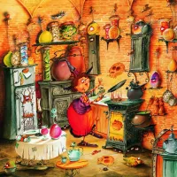 François Ruyer - La Sorcière aux Fourneaux