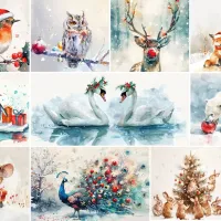Animaux à Noël