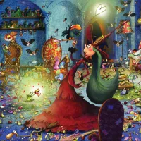 François Ruyer - La Sorcière à la Baguette Magique