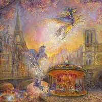 Josephine Wall - Magical Merry Go Round
