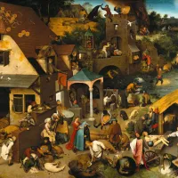 Brueghel Pieter : Proverbes Flamands, 1559