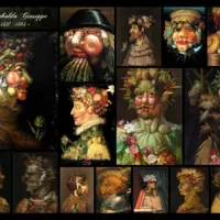 Arcimboldo Giuseppe - Collage