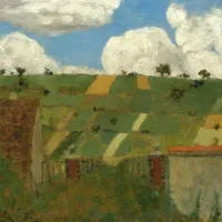 Edouard Vuillard : Paysage d'Ile de France, 1894