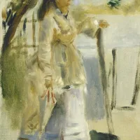 Auguste Renoir : Femme à la Barrière, 1866