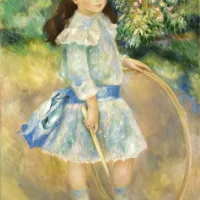 Auguste Renoir : Fillette au cerceau, 1885