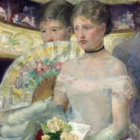 Mary Cassatt : The Loge, 1882