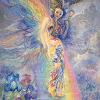 Josephine Wall - Iris, Keeper of the Rainbow