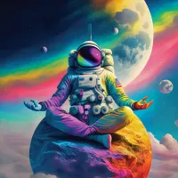 Méditation dans l'Espace