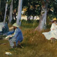 Claude Monet by John Singer Sargent, 1885