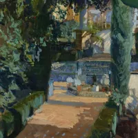 Joaquin Sorolla y Bastida : Court of the Dances, Alcázar, Sevilla, 1910