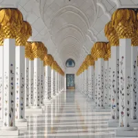 Pièces magnétiques - Mosquée Cheikh Zayed, Abou Dabi, Emirats Arabes Unis